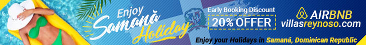 Enjoy your holidays on Samana - Playa 720x90px